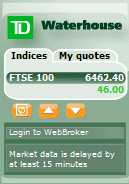 TD Waterhouse web broker direct to market options orders